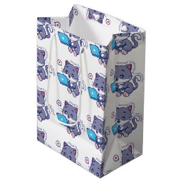 niedlicher Faulenzer - vielleicht lerne ich morgen Mittlere Geschenktüte