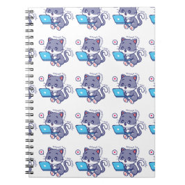 niedlicher Faulenzer - vielleicht lerne ich morgen Notizblock