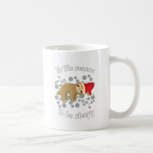 Niedlicher Faulenzer Weihnachten Diese Jahreszeit  Kaffeetasse
