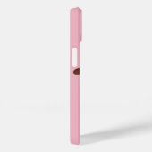 Niedlicher Faultier auf Baum-Tierillustration rosa Case-Mate iPhone Hülle (Rückseite / Rechts)