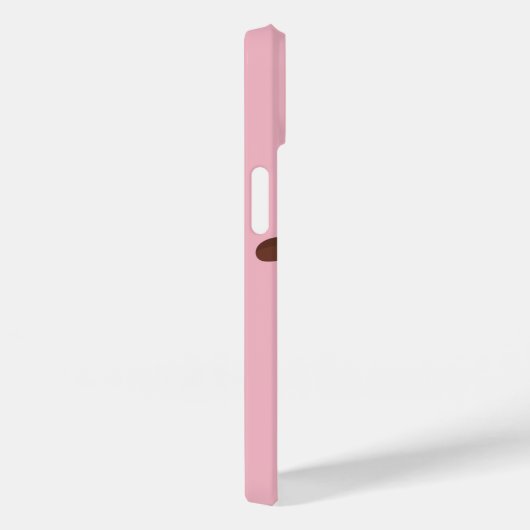 Niedlicher Faultier auf Baum-Tierillustration rosa Case-Mate iPhone Hülle (Rückseite / Rechts)