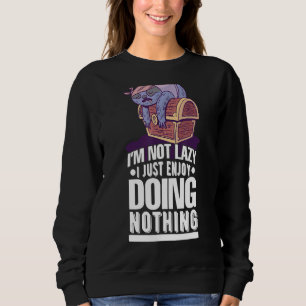 Niedlicher Faultier, ich bin nicht zufällig, ich g Sweatshirt