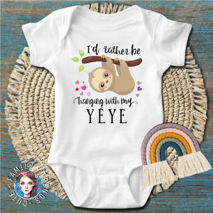 Niedlicher Faultier, ich würde eher mit meinem Ja Baby Strampler