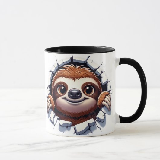 Niedlicher Faultier Tasse (Rechts)