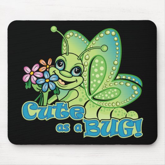 Niedlicher Fehler Mousepad (Vorne)