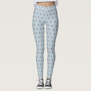 Niedlicher Feiertag Dackelhundweihnachtsfestlicher Leggings