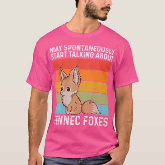 Niedlicher Fennec-Fuchs für einen Fennec-Fuchslüft T-Shirt (Vorderseite)