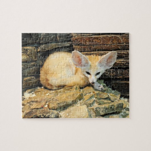 Niedlicher fennec Fuchs Puzzle (Horizontal)