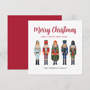 Niedlicher festlicher Nutcracker Frohe Weihnachten