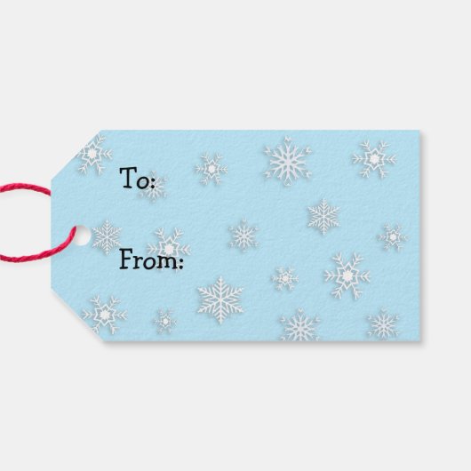 Niedlicher festlicher Schneemann Pink Weihnachten Geschenkanhänger (Rückseite Horizontal)