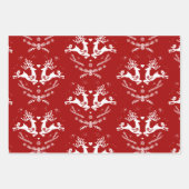 Niedlicher festlicher Skandi Geschenkpapier Set (Vorderseite 2)