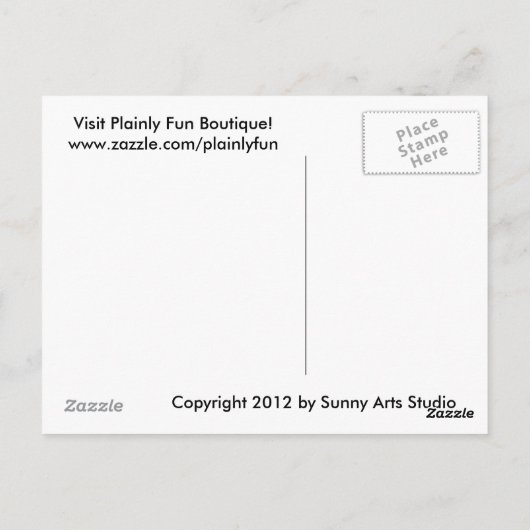 Niedlicher Fett-Hase "For Somebunny Special" Postk Postkarte (Rückseite)