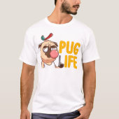 Niedlicher Fett-Mops-T - Shirt (Vorderseite)