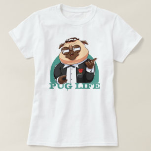 Niedlicher Fett-Mops-T - Shirt