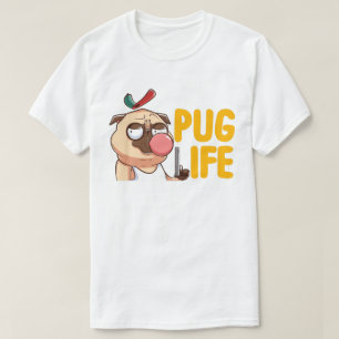 Niedlicher Fett-Mops-T - Shirt