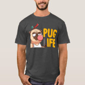 Niedlicher Fett-Mops-T - Shirt (Vorderseite)