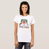 Niedlicher Fett-Mops-T - Shirt (Vorne ganz)