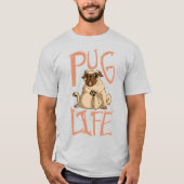 Niedlicher Fett-Mops T-Shirt (Vorderseite)