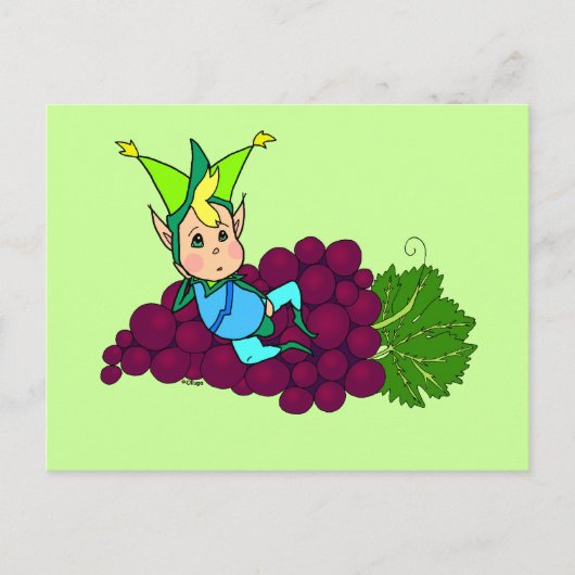 Niedlicher Fettgoblin Postkarte (Vorderseite)