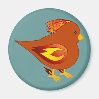 Niedlicher Feuervogel Magnet
