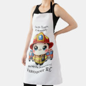 Niedlicher Feuerwehrmann Schürze (InSitu)