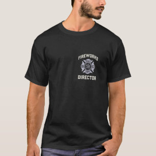 Niedlicher FIREWORKS-DIREKTOR 4. Juli Leiter der S T-Shirt