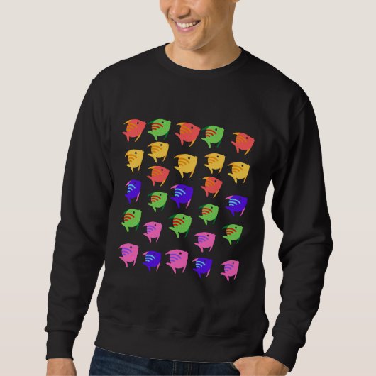 Niedlicher Fisch 585 Sweatshirt (Vorderseite)