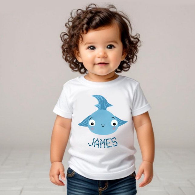 Niedlicher Fisch Baby T-shirt (Von Creator hochgeladen)