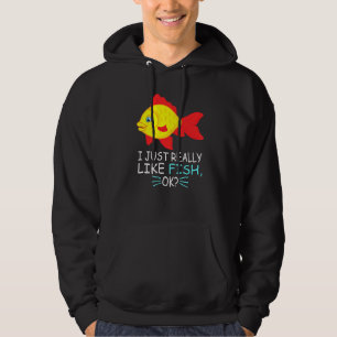 Niedlicher Fisch, den ich einfach nur mag Hoodie