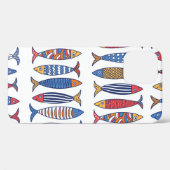 Niedlicher Fisch. Hintergrund für Kinder. Nahtlose Case-Mate iPhone Hülle (Rückseite (Horizontal))