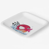 Niedlicher Fisch in Wasser Pappteller (Gewinkelt)