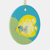 Niedlicher Fisch Keramik Ornament (Rechts)