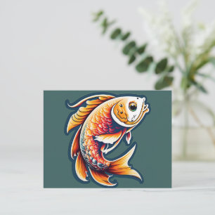 Niedlicher Fisch Postkarte