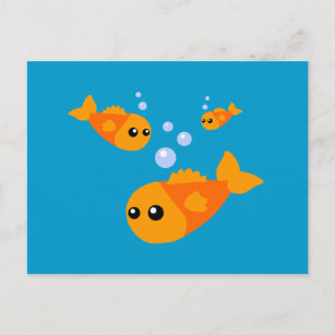 Niedlicher Fisch Postkarte
