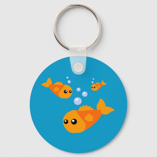 Niedlicher Fisch Schlüsselanhänger (Vorderseite)