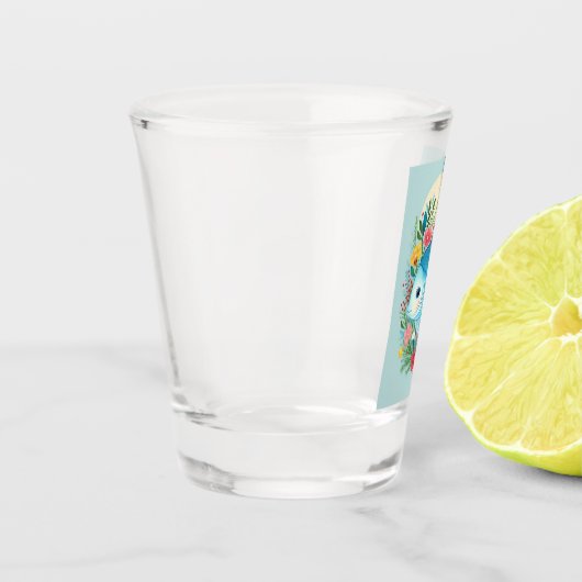 Niedlicher Fisch Schnapsglas (Links)