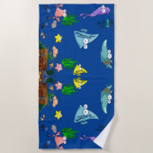 Niedlicher Fisch Strandtuch (Vorderseite)