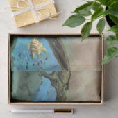 Niedlicher Fisch unter Wasser Seidenpapier (Geschenk)