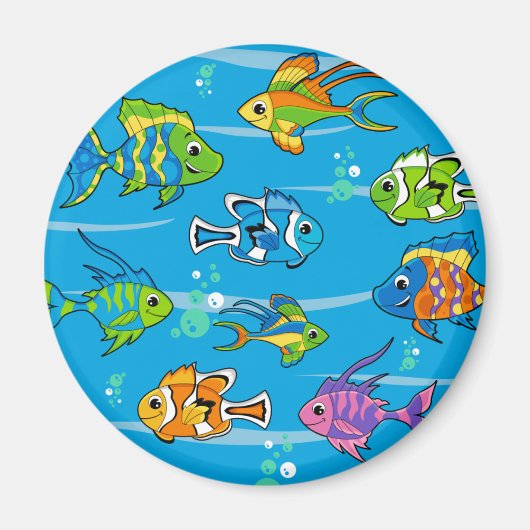 Niedlicher Fischmagnet Magnet (Vorne)