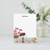 Niedlicher Flachbildschirm Postkarte (Stehend Vorderseite)