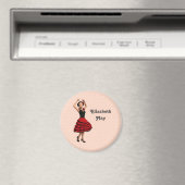 Niedlicher Flamenco-Tänzer (Personalisiert) Magnet (In Situ (Geschirrspüler))