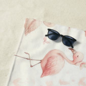 Niedlicher Flamingo Flock Strandtuch (Beispiel)