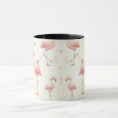 Niedlicher Flamingo Flock Tasse (Zentrum)