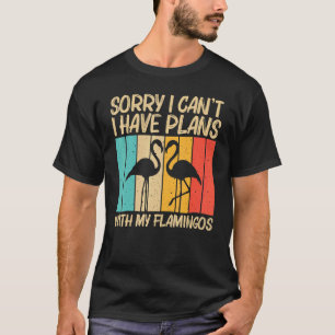 Niedlicher Flamingo für Männer Flamingo-Vogel-Tier T-Shirt