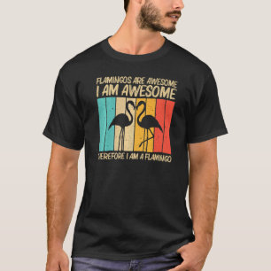 Niedlicher Flamingo für Männer Flamingo-Vogel-Tier T-Shirt