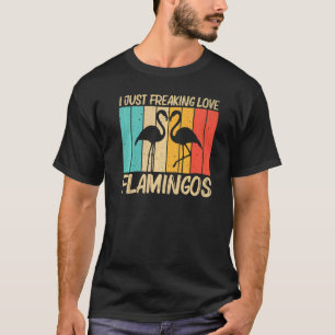 Niedlicher Flamingo für Männer Flamingo-Vogel-Tier T-Shirt