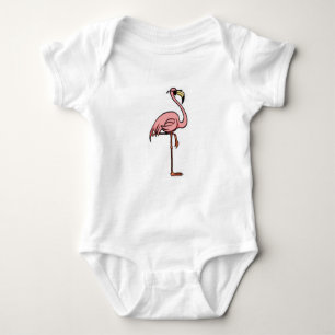 niedlicher Flamingobabybodysuit Baby Strampler