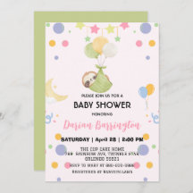 Niedlicher Fliegenballon Babydusche Party
