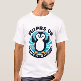 Niedlicher Flipper für Pinguin-Umweltaktivist T-Shirt