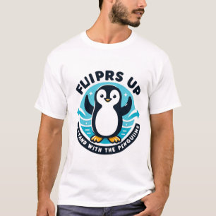 Niedlicher Flipper für Pinguin-Umweltaktivist T-Shirt
